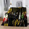 Persona Anime Cartoon Throws Blanket Kid Picnic Super Soft kawaii Blanket for Travel Beding Couch Sofa Bed Blanket Birthday Gift