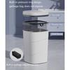 14L Automatic Waste Container Light Feature Twist Protect Three Detection Picks For Telecommute And Bathroom Use