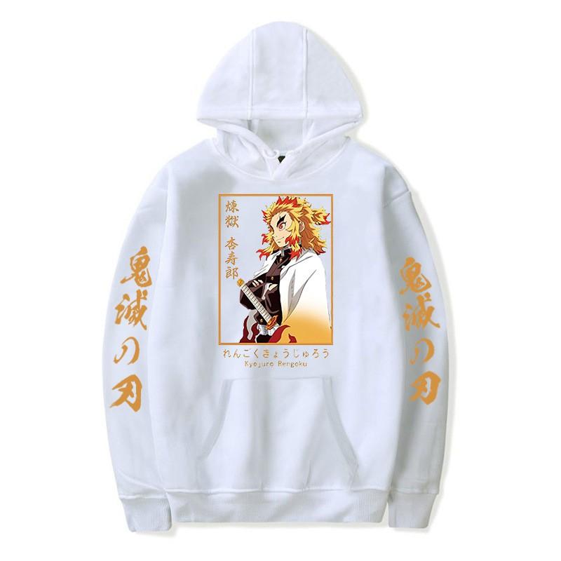 Demon Slayer Anime Hoodie Unisex Oversized Long Sleeve Sweatshirt Winter Casual Streetwear