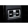 Cover Trim For BMW 3 4 Series GT Back Row Air Outlet Vent 2013- Silver Steel