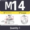 GB6177 Galvanized Hex Flange Nut with Anti-slip Teeth and Washer M4-M20