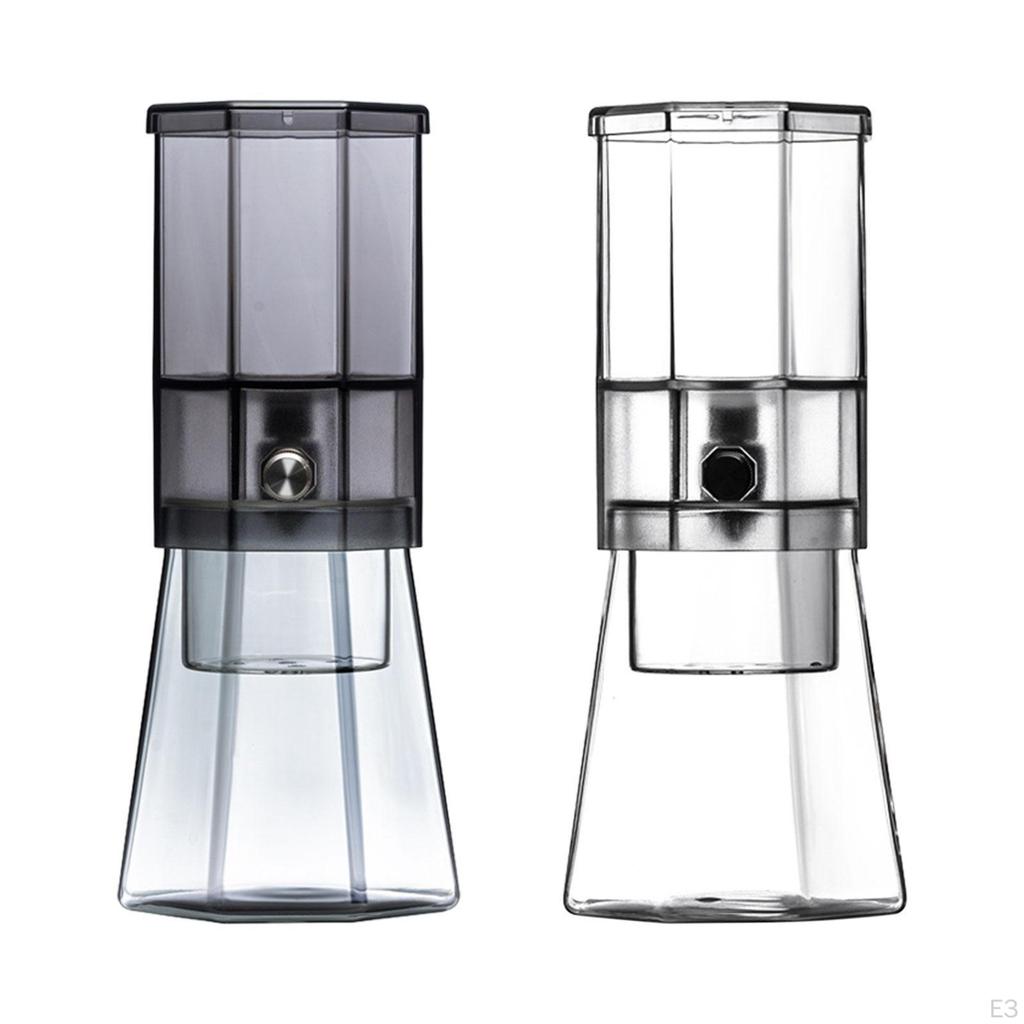 Cold Brew Coffee Maker Glass Carafe Practical Drip Pot Portable Easy to Clean for Indoor