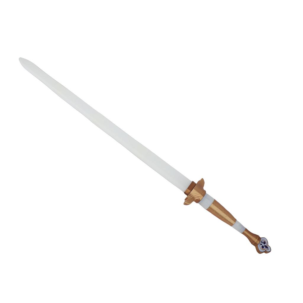 3D Printed Cosplay Costume Sword Retractable Anime Sword Toy Prop with Rune for Movie Collectors Collectible Fan Gift