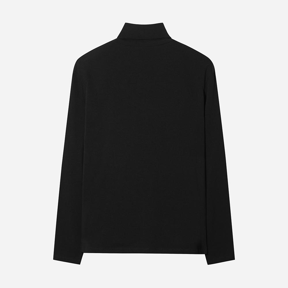 DOD Mock Neck Long Sleeve T-Shirt (Black)