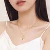 Ping An Bubble Dragon Pendant Necklace Women's New Chinese Style High-end Collarbone Chain Gift