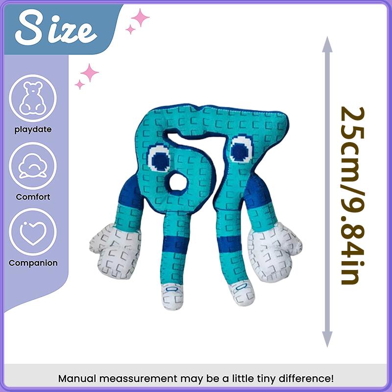 23/25CM New STEAL A BRAINROT Green No. 77 Blue No. 67 W or L Plush Toy Game Peripheral Hobby and Collectible Doll Fans Kid Gifts