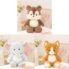 Plush Elephant Squirrel Cat Toy With Pp Cotton Filling For Kids Birthday Gift And Home Decor