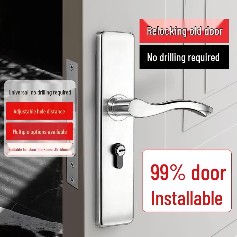 Qigu Zongheng Stainless Steel Adjustable Interior Door Handle Lock