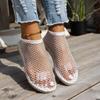 Fashion Round Toe Women Sandals Famous Diamond Studded Short Boots Hollowed Out Internet Sandals Summer Sexy Plus Size Flat Shoes Women