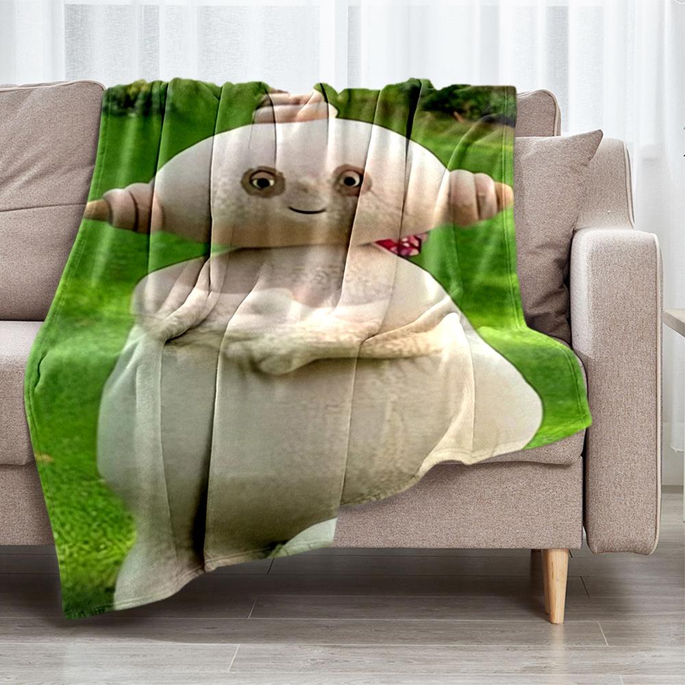 In the Night Garden Theme Printed Blanket - Perfect for Couch, Bed, Travel & Outdoor Use | Machine Washable, Cozy & Durable.
