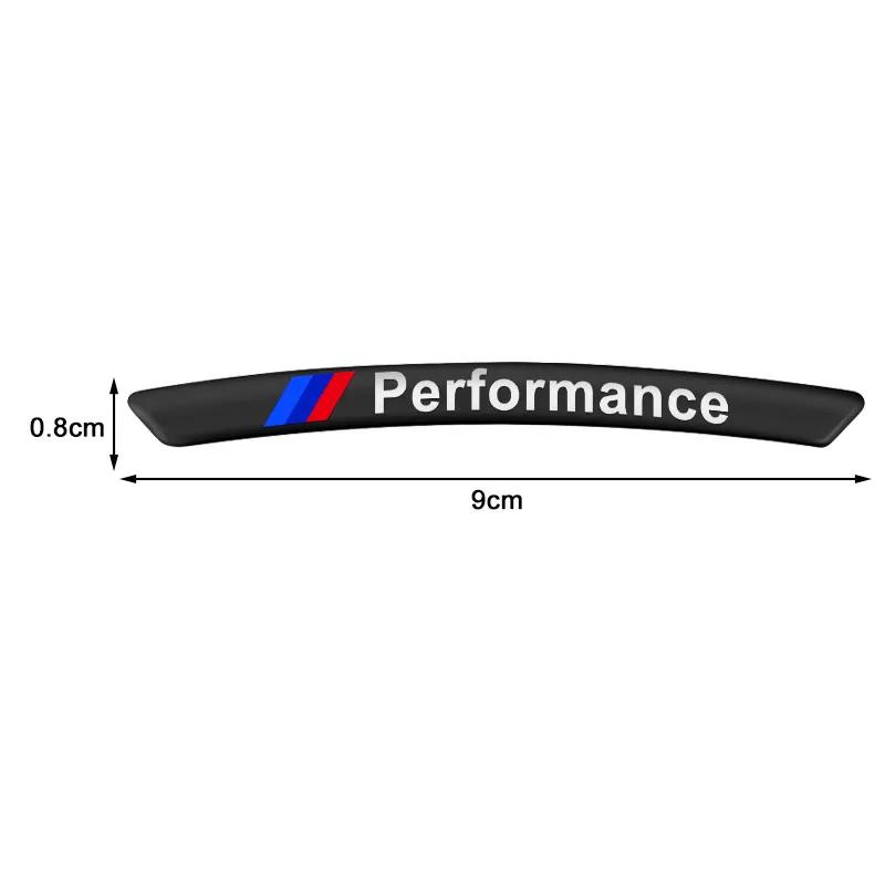 XOFDE1 4Pcs Car Wheel Badge Sticker Emblem Decoration For BMW E36 E46 E90 E60 E39 F30 F10 F20 X5 E70 E53 G30 E91 E92 E93 E87 E83 F25