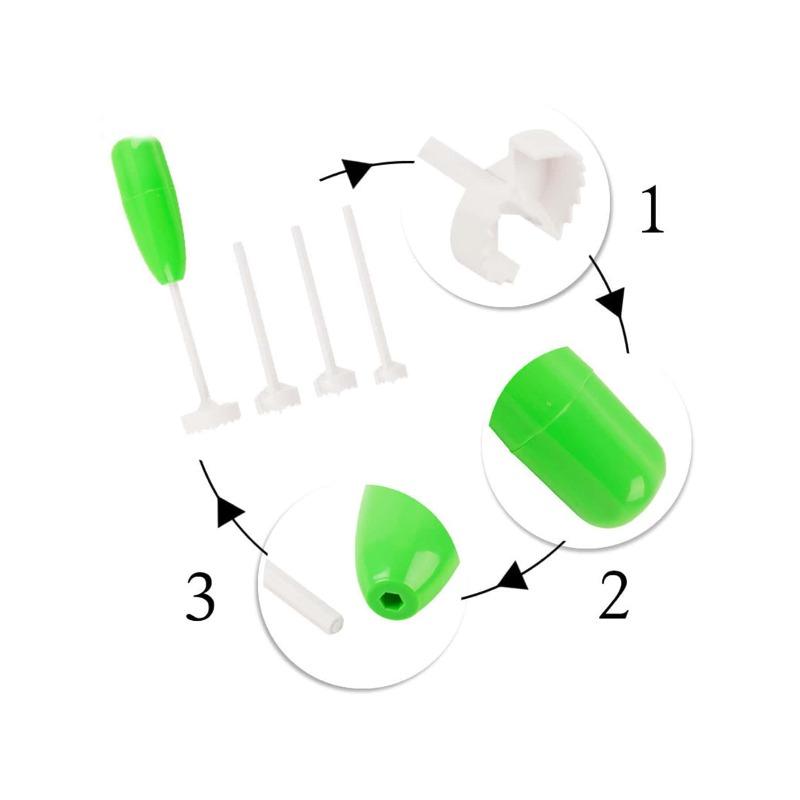 1pc Plastic Corer Tool, Vegetable Fruit Digging Device For Kitchen