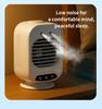 Rechargeable Mini Electric Fan with Spray for Office & Outdoor Use - New Model, Humidifying & Portable for Desk & Students