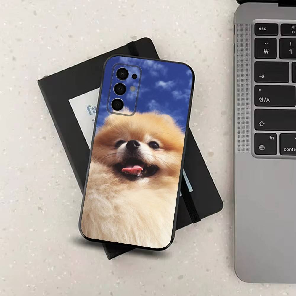 Cute P-Pomeranian Dogs  Phone For Samsung Galaxy A53,31,52,72,41,22,73,32,71,Note,J7,8,9,5G Soft Black Silicone Case