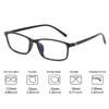 Fashion Vintage Portable Eyeglasses Anti-Blue Light Glasses Eyeglasses Protection Ultra Light Frame