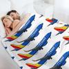 Being 737 Southwest Throw Blanket Summer Vintage Polar Custom Blankets