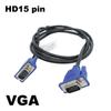 1.5m 1080P VGA Extension Cable HD 3+6 Male To Male 15PIN Wire Copper Core Connector Cord for PC Computer Monitor Projector