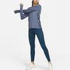 New Nike Nike Go SS23 Athletic Trousers Women's Embroidered Straw Blue DQ5673-460