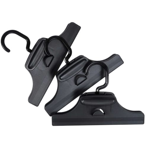 Sawafuji Clothes Hangers, 220mm Wide, Solid Clipper, Set of 3, for Neat Storage, Skirts, Slacks, Pants, Towels, Wide, Non-Slip, Space-Saving, Strong,