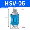 Pneumatic Sliding Hand Valve HVS-08/10/15, Double Internal Thread, Exhaust & Hand Push Sliding Switch, 1/2/4 Points