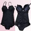 Explosive Style Body Shaping One-Piece Suit with Bra Support - Tummy Control Deep V Design