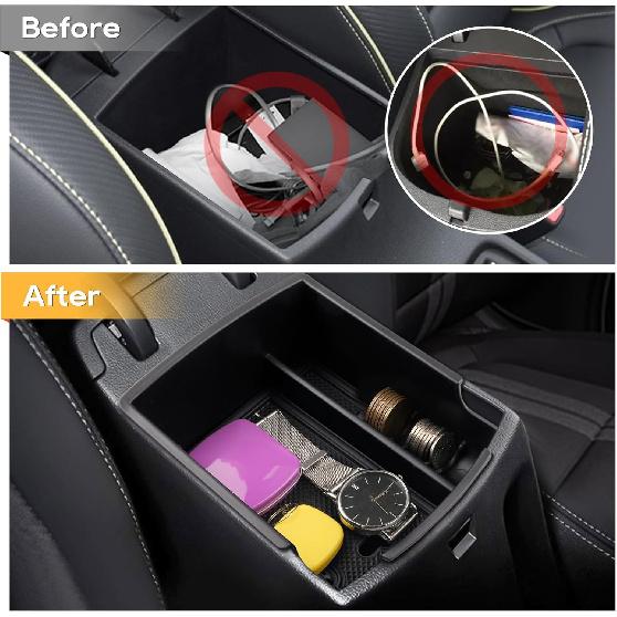 LFOTPP 2025 2026 Venue Center Console Organizer 2020-2023 2024 2025 2026 Hyundia Venue Console Organizer Tray [Venue SE/Venue SEL/Venue Denim/Venue