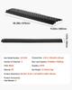 Drop Over Cable Cover, 7,938 kg/Axle Load Capacity, Heavy Duty Cable Hose Protector Ramp, Floor Cord Cover, for High Walking Traffic Areas, Indoor,