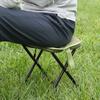 Solid Color Portable Zipper Campstool Ultra-light Outdoor Picnic Bench Folding Stool  Train