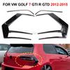 1 pár rozdělovač zadního nárazníku canard pro VW Golf 7 7.5 MK7 MK7.5 GTI R GTD R400 2012- spoiler zadního světla brzdové světlo lišta