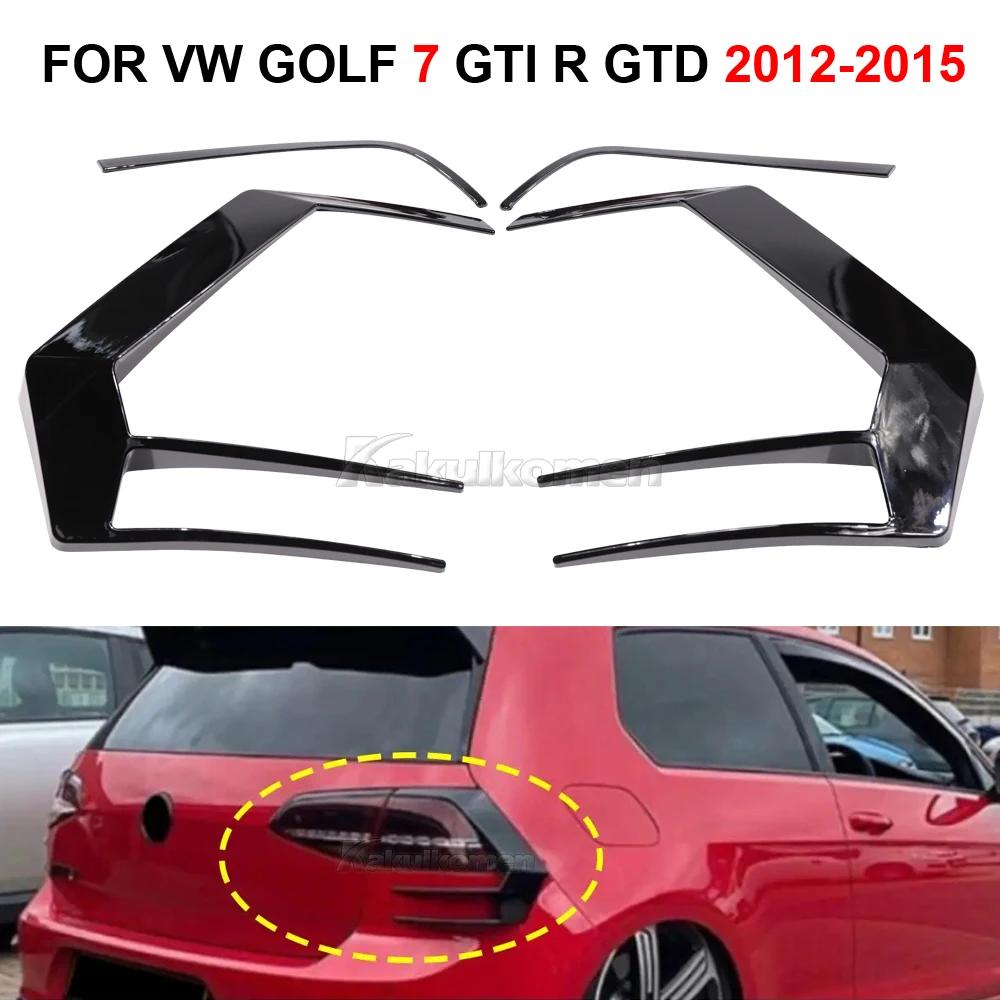 1 pár rozdělovač zadního nárazníku canard pro VW Golf 7 7.5 MK7 MK7.5 GTI R GTD R400 2012- spoiler zadního světla brzdové světlo lišta