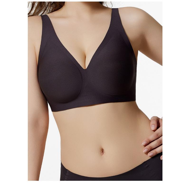 Women Plus Size Seamless Bra Push Up Support No Underwire