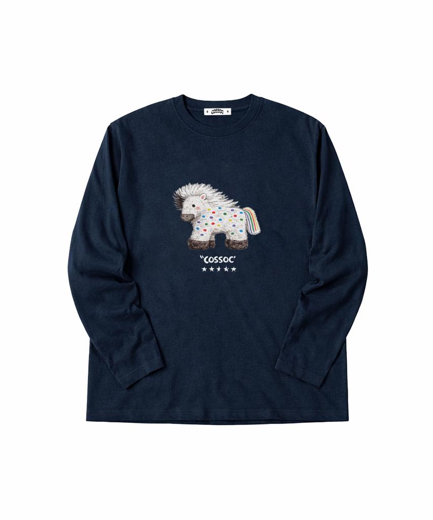 Koso Cc Rainbow Horse Long Sleeve (Gray)