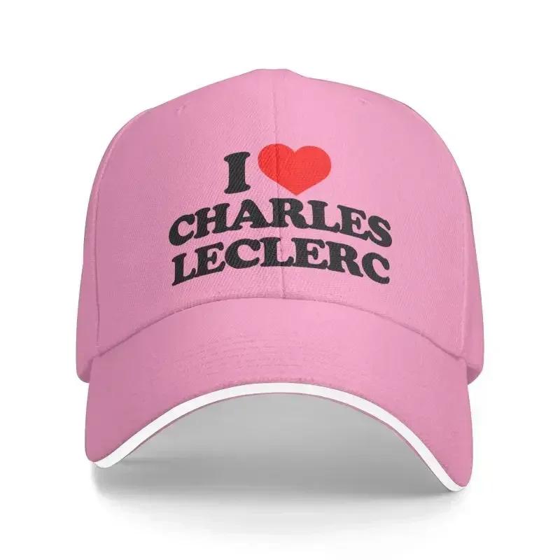 Punk I Love Charles Leclerc Baseball Cap Women Men Adjustable Dad Hat Sports
