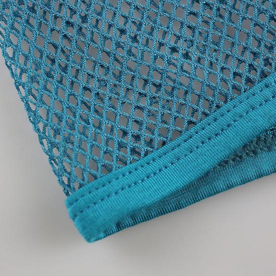 Soutong Men Underwear Hollow Out See Through Sexy Low Waist Breathable Boxer Underpants for Bathroom