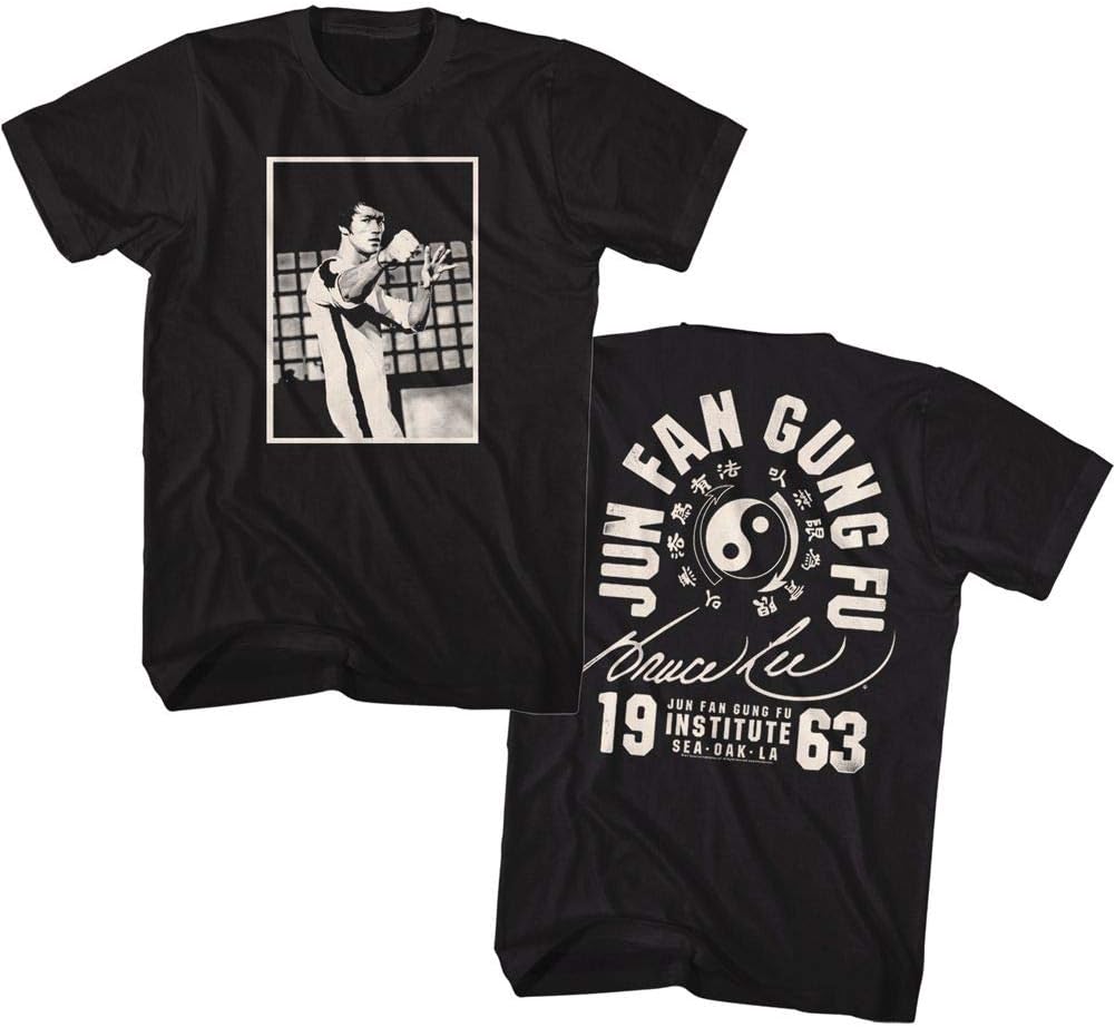 Bruce Lee - Mens Jun Fan Gung Fu T-Shirt S