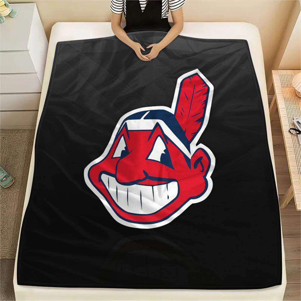 Cleveland Indians Flannel Blanket, High quality Comfortable for All Seasons, Home Decor, Warmth and Comfort