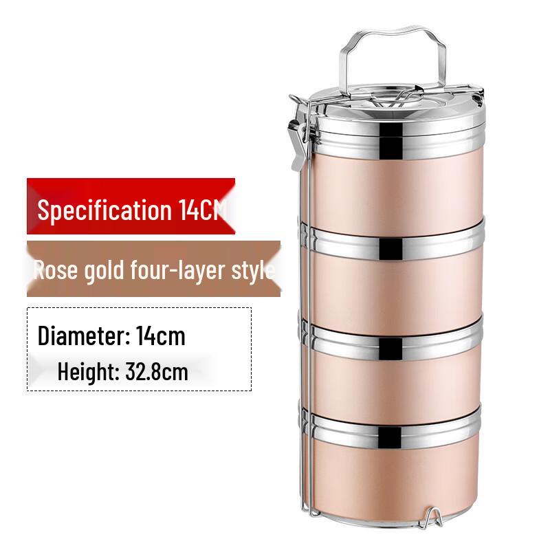 Fanshi 304 Stainless Steel Insulated Portable Lunch Box