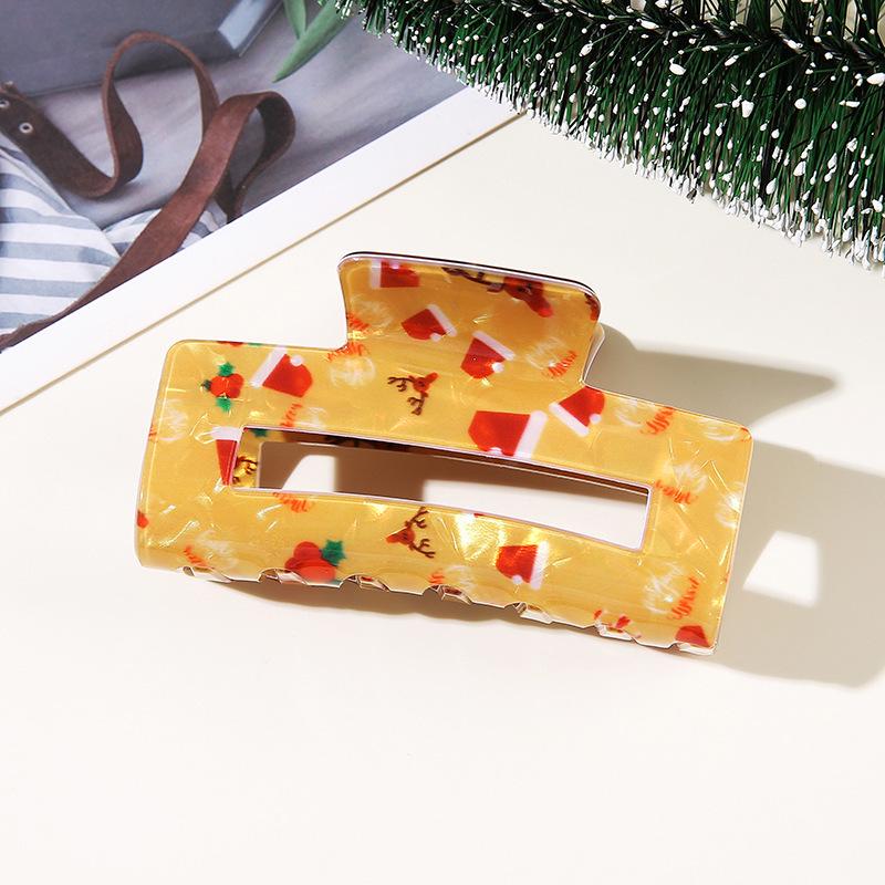 Weihnachts-Haarklammer: Weihnachtsmann, Lebkuchenmann, Schneemann, Rentier - Festliches Haaraccessoire