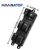 HOWINATOP 25401-8J100 14+3Pin LHD Power Window Master Switch Dual AUTO For Nissan Altima L31 2002-2006 OEM Replacement