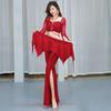 Professional Belly Dance Costume Set With Crop Tops Pants And And Hip Scarf For Stage Performances And Practice