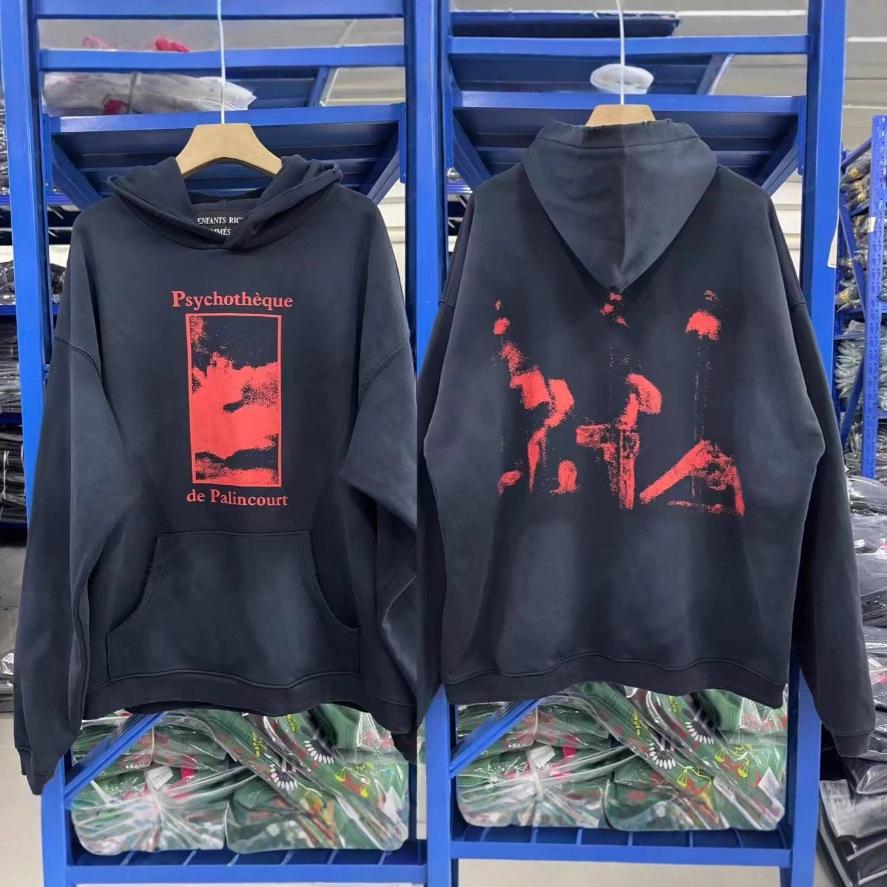 ERD West Coast Vintage Sanskrit Zipper Hoodie