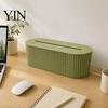 Cable Concealer Case Management Box, with Cover, Power Strip And Electrical Cord Box Organizer, for Home Office Desktop Wire Storage