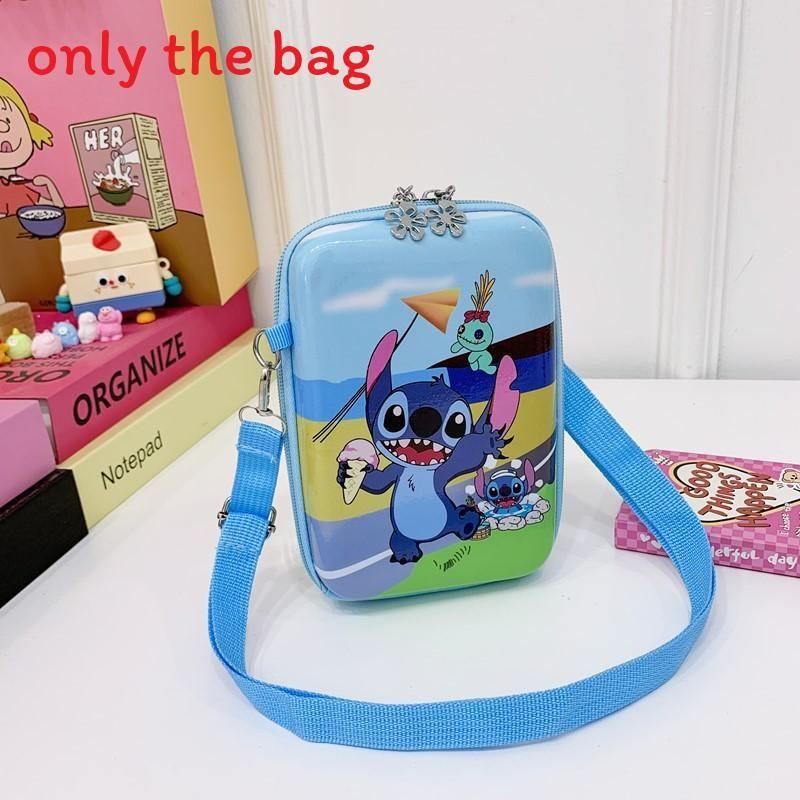 Eva Material Cute Stitch Hello Kitty Print Design Kids Student Crossbody Bag With Breathable Waterproof Design For School And Daily Use
