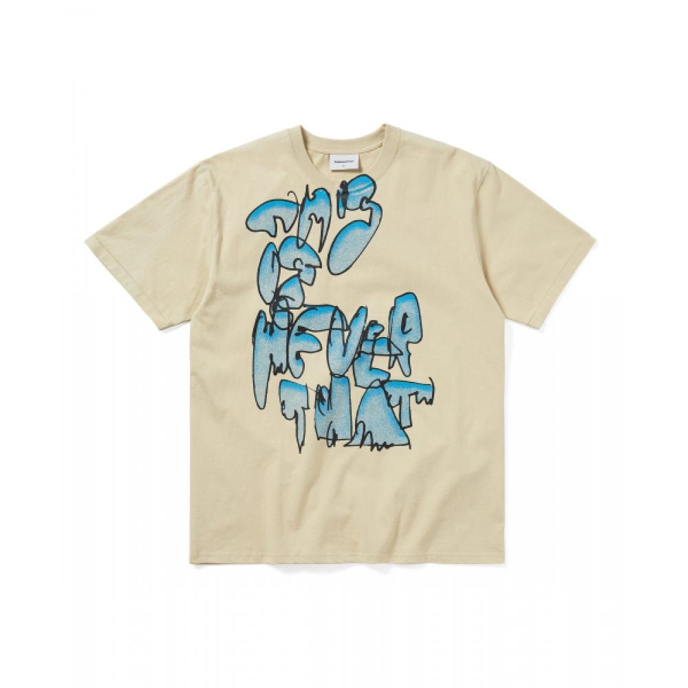 

Thisisneverthat Graffiti Tee Pale Lime XL