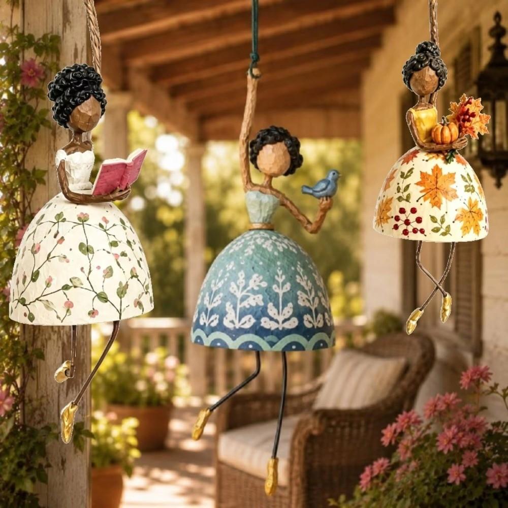 Figurina di Ballerina Vintage Pendenti Bizzarri a Forma di Donna da Appendere all'Interno