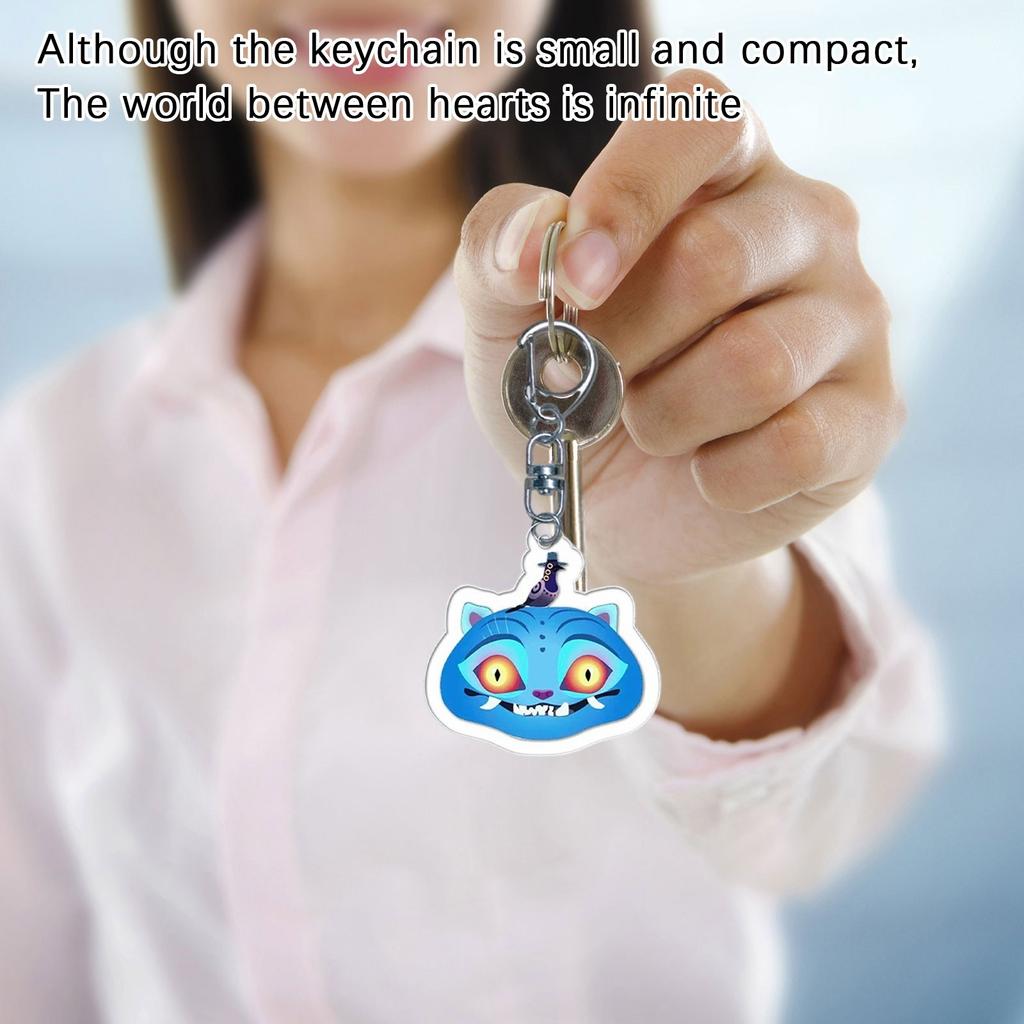 Cartoon Anime Movie Transparent Acrylic Keychain Pendant, Exquisite Gift Hanging Accessories For Backpacks