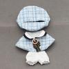 For 17cm Labubu Doll Clothes Fashion Clothes Hat Cape Doll Clothes Color Match Hoodies Dolls Accessories Cute Decoration Little Clothes