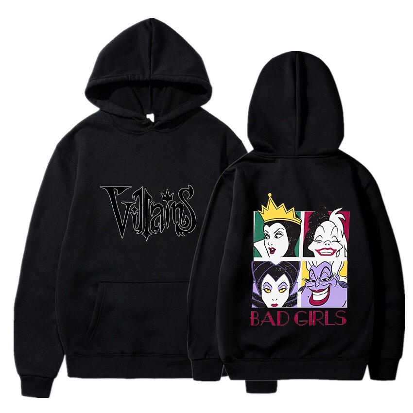 Villains Hoodie Sweatshirts Men Women Fashion Casual  Autumn Winter Fleece Streetwear Tops