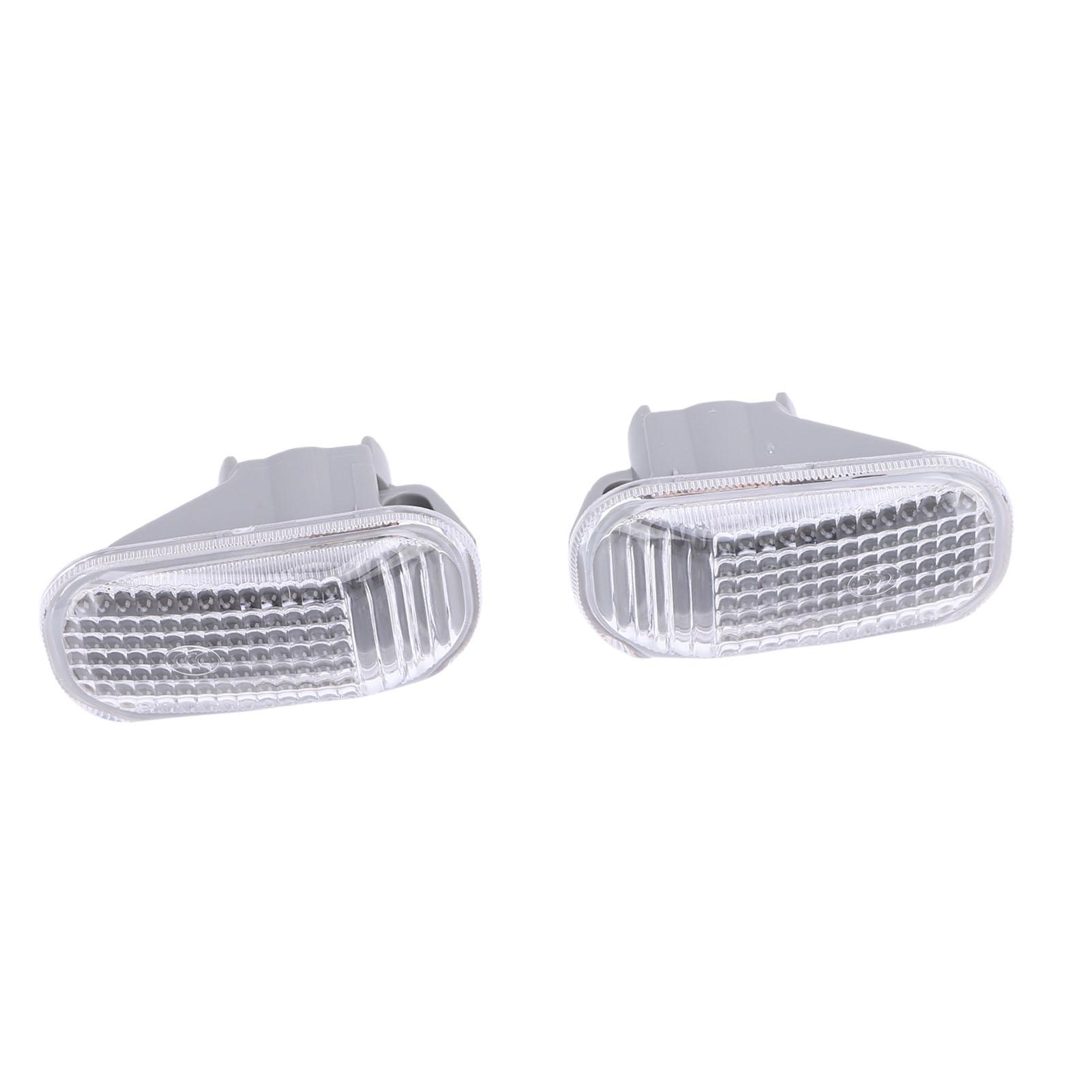 

1 Pair Front Side Marker Light Lamp Covers Housing 34 S5H T02 Replacement for City EP3 Stream Jazz FIT