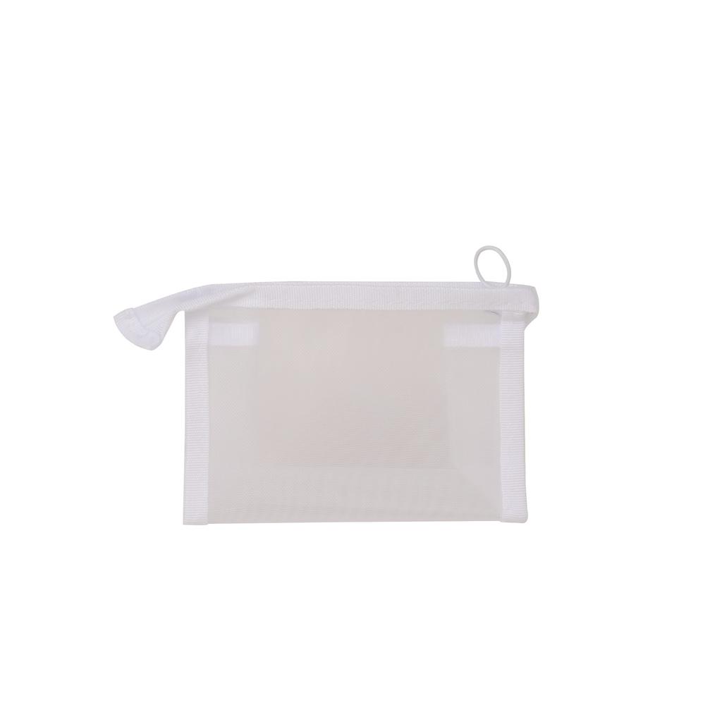 Nylon Mesh Cosmetic Bag Portable Large Capacity Transparent Travel Lipstick Storage Bag Printable Wash Storage Bag